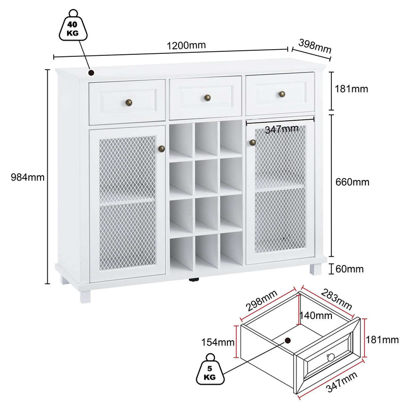 Wine rack cabinet