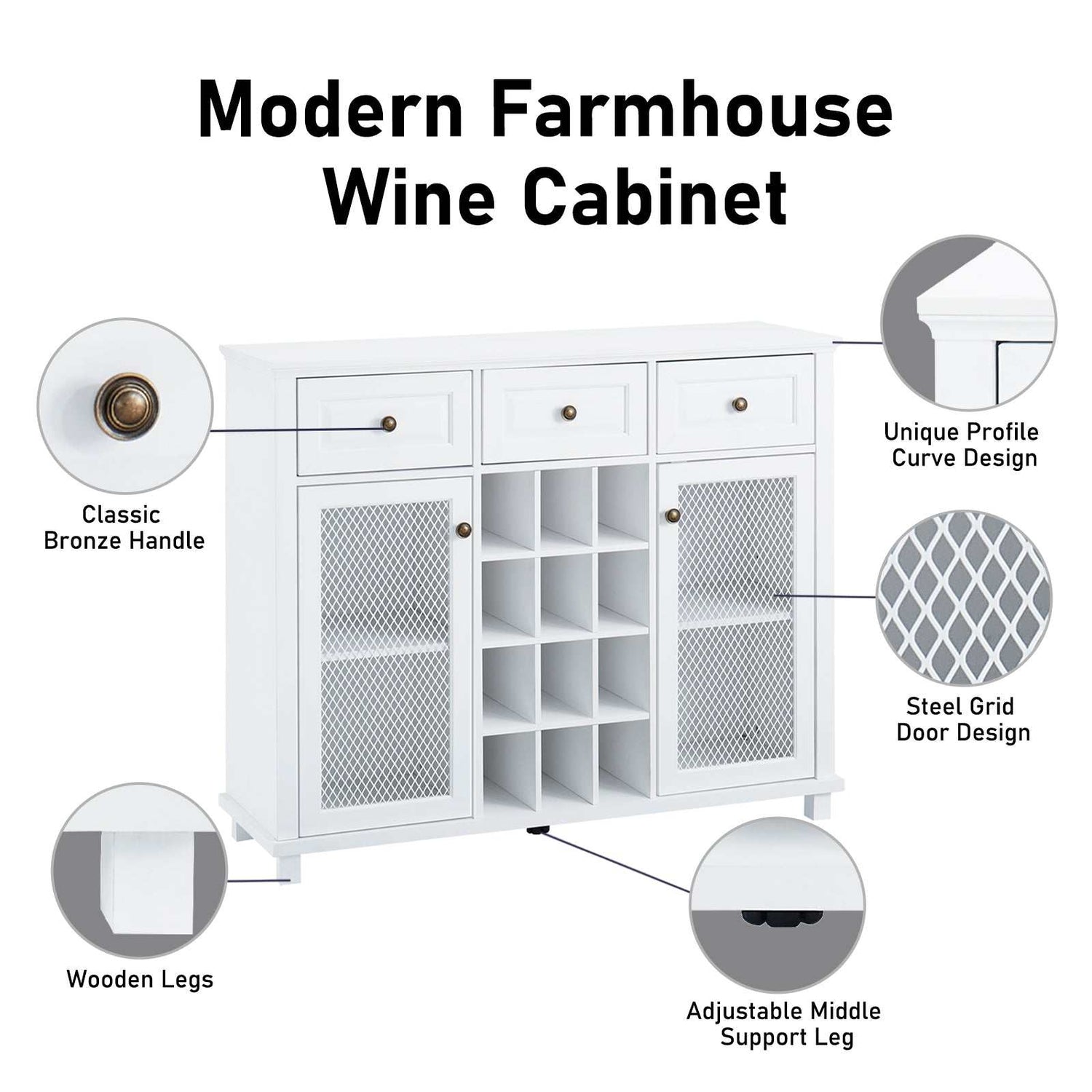 Wine rack cabinet