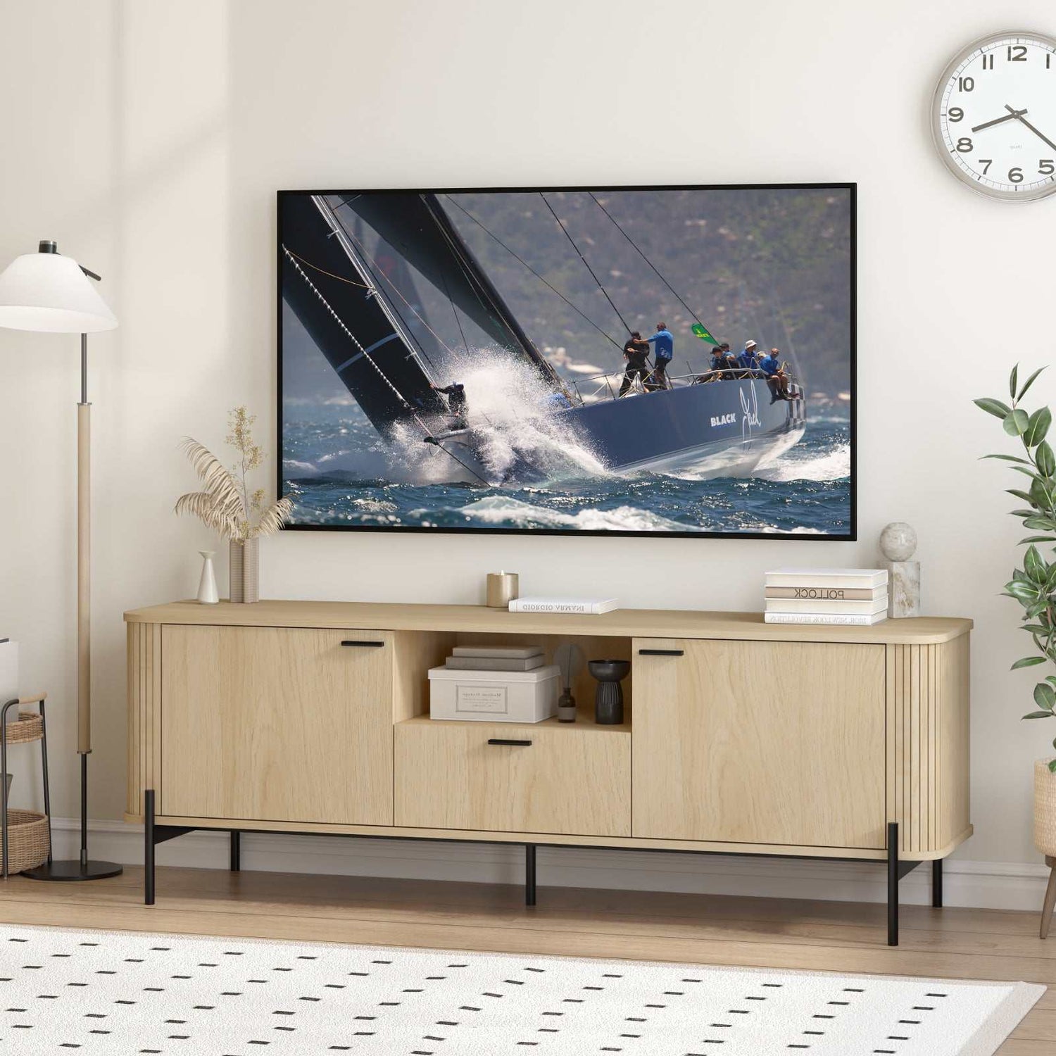 Versatile 160CM Wide TV ENTERTAINMENT UNIT - Perfect for Bedroom & Living Room