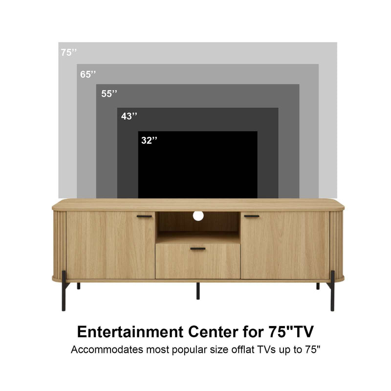 Versatile 160CM Wide TV ENTERTAINMENT UNIT - Perfect for Bedroom & Living Room