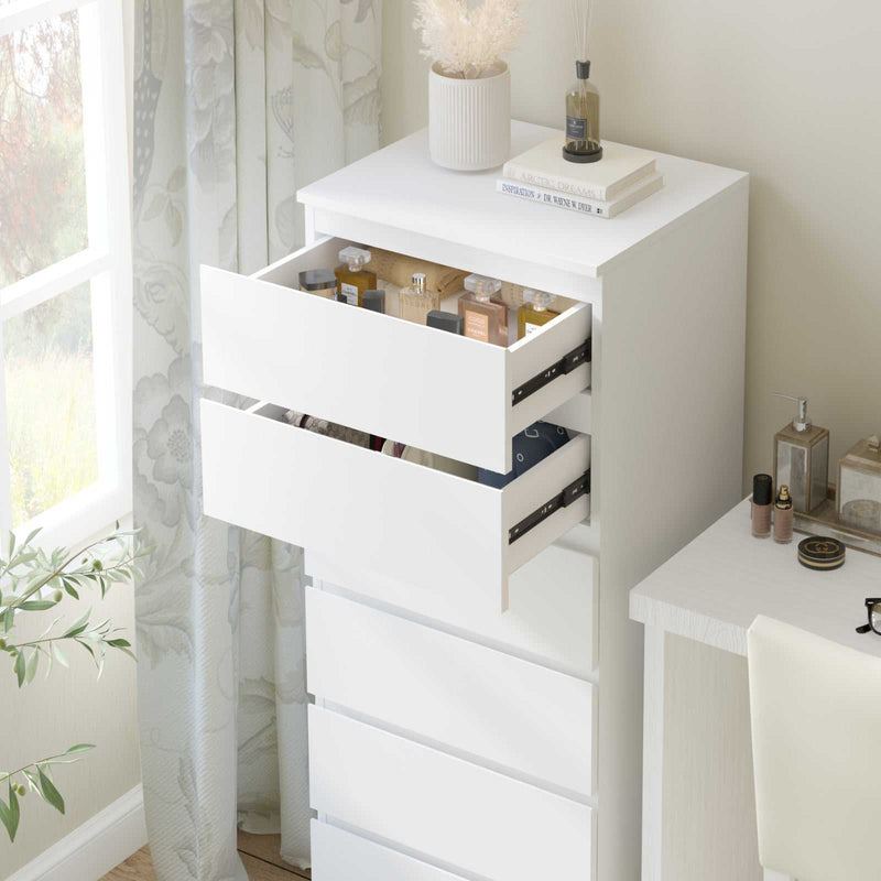 white dresser