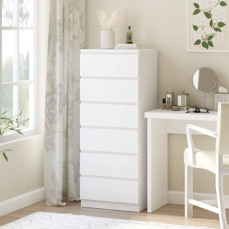 white dresser