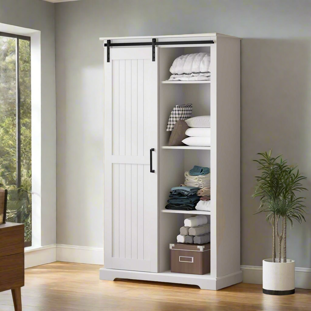 Sliding door cabinet