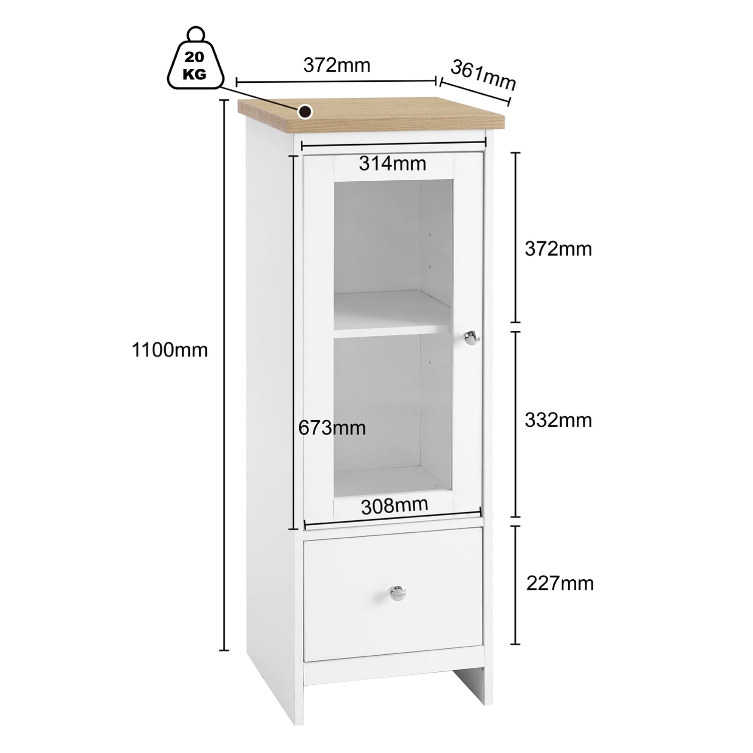 bathroom storage cabinet