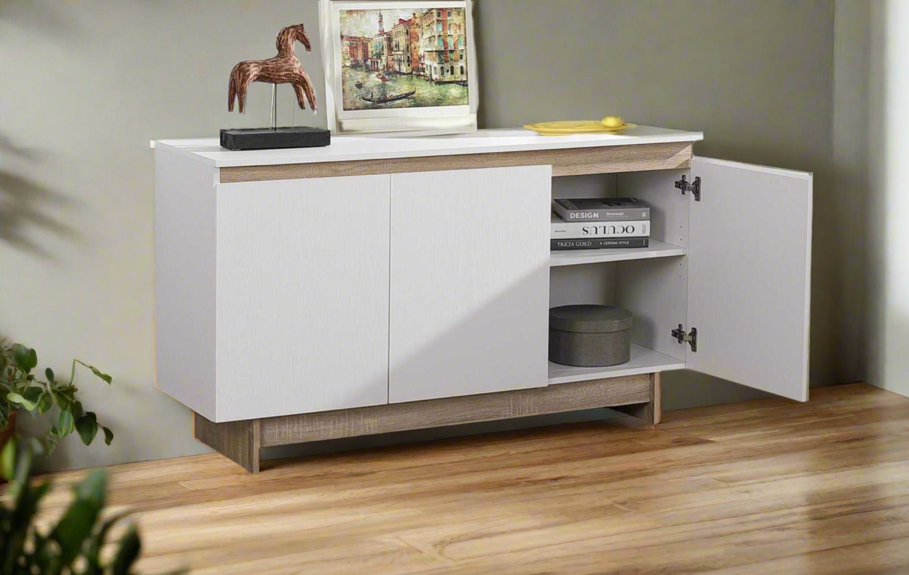 white sideboard