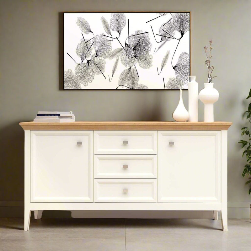 White sideboard