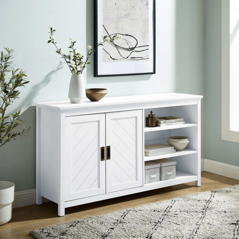 white sideboard