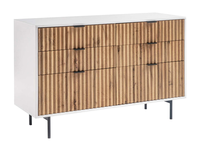 MerryLuk Chelsea Buffet Sideboard, Chest of 6 Drawer, Chest of 5 Drawer, Bedside Table Bundle